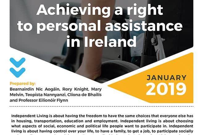 ILMI - Achieving a Right to Personal Assistance in Ireland Summary | Thumbnail